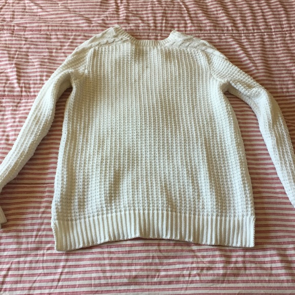 Michael Kors White Knit Crewneck Sweater - Picture 2 of 7
